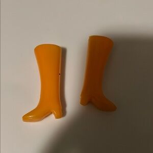 Barbie doll Vintage 70-80’s Orange Doll Boots